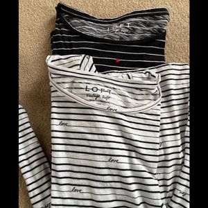 2 Loft vintage soft t shirts